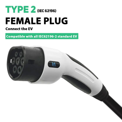 EV Charging Type2 Cable 22kw Three-Phase Electric Vehicle Charging Cable 16A 32A 11KW